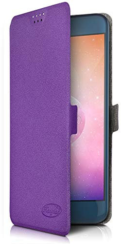 KARYLAX - Etui de Protection Universel S à Rabat latéral (Ref.Violet) pour Smartphone Logicom Le Wave 2
