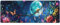 Traumfänger Mousepad 600x300x3mm Mauspad XXL Moon mit Genähten Kanten, Wasserdicht rutschfeste Gummibasis Verbessert Präzision und Geschwindigkei, Groß Gaming Mousepad für Home Office PC Laptop