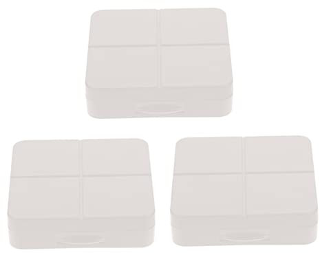 minkissy 3sets Portable Travel Box Case for Contact Lenses Halloween Use Lightweight and Compact Design