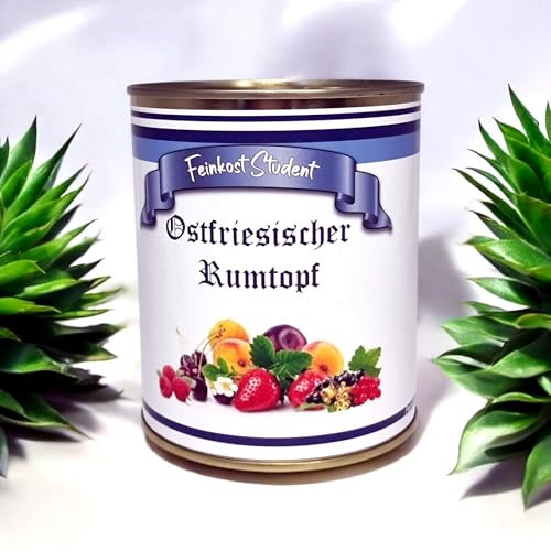 J & G Ostfriesischer Rumtopf aus der Dose mit früchten und Jamaica Rum 720 ml