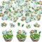 60 Stück Essbare Woodland Party Tortendeko Woodland Animal Muffin Kuchen Deko Wilde one Thema Geburtstag Cupcake Toppers für Baby Shower Dschungel Safari Tier Thema Party Kuchen Dekorationen