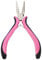Mini Hair Extension Pliers,3 Holes Pliers,Hair Extension Tools, for Micro and Nano Ring Easy and Efficient Hair Extension(Black+Pink)
