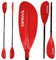 24MOVE® Doppelpaddel LAGO Paddel 220cm Kanupaddel Aluminium, Stand-Up Paddling, Paddel für Kajak, Schlauchboot, verstellbar, rot