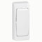 Legrand 086084E Interruptor conmutador superficie pulsador Estrecho, 2300 W, 230 V, 10 A, Blanco