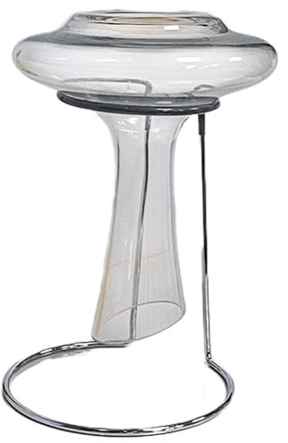 Decanter Drying Rack - Stainless Steel Wine Decanter Holder, Bottle Cup Dryer Rack Stand, Stable Wine Decanters Drying Hanger Bracket with Rubber Coated Top To Prevent Scratches