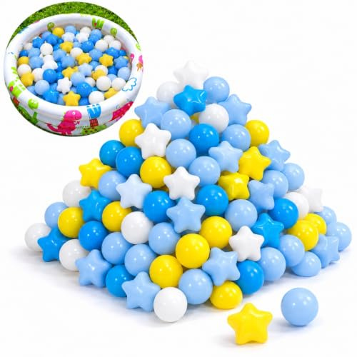 Shyllin Palline da Gioco da Lancio, 50 pezzi, 5,5 cm, Colori Misti, Senza BPA, da Afferrare e Lanciare,Palline di Plastica Morbide, per Piscine di Palline per Bambini