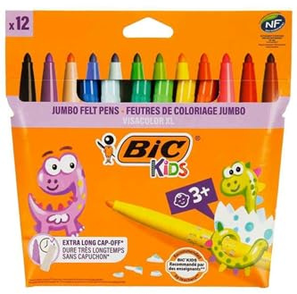 BIC Kids Visacolor XL Colouring Pens 12 Pack