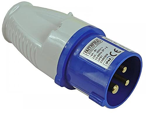 FPP - Enchufe (16 A, 240 v), Color Azul