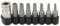 KS Tools 911.1480 - Pack de 8 piezas de bits con perfil de estrella de cinco puntas, en soporte de plástico