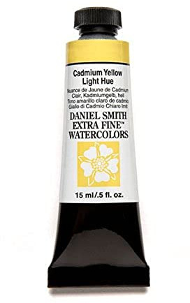 DANIEL SMITH Extra Fine Watercolor 15ml Paint Tube, Cadmium Yellow Light Hue