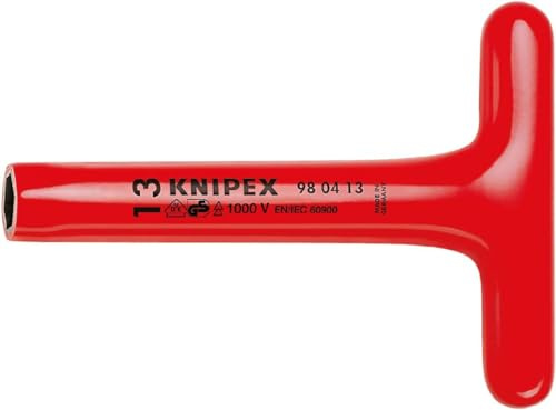 KNIPEX Steckschlüssel mit T-Griff 200 mm 98 04 08
