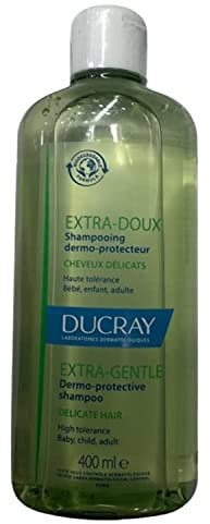 Ducray EXTRA-MILD, Kopfhautschutz Shampoo, dermatologische Haarpflege für Babys, Kinder und Erwachsene, besonders verträglich, klinisch getestet, 400 ml