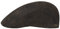 Stetson Madison Leder Flatcap Herren - Ledercap im Vintage-Stil - Schirmmütze mit Innenfutter aus Baumwolle - Mütze Sommer/Winter - Schiebermütze braun S (54-55 cm)