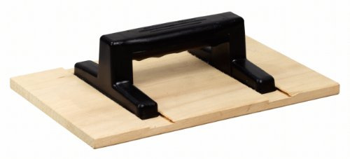 KS Tools 144.0581 Holz-Reibebrett, rechteckig, 260x330mm | Reibebrett aus Holz, Kunststoffgriff, rechteckig. 330 x 260 mm