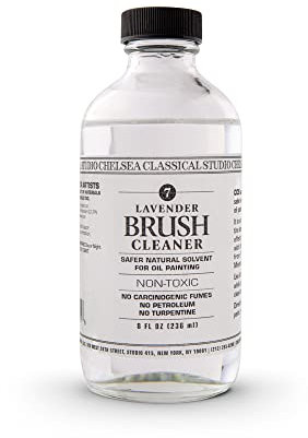 Chelsea Classical Studio : Non Toxic Lavender Brush Cleaner : 8oz (236ml)