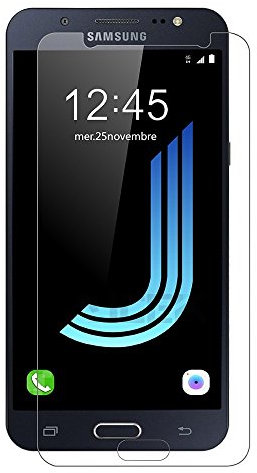 COPHONE® verre trempé compatible avec Samsung J5 2016 J510 Protection d'écran Premium Anti Chocs et Casse, Anti empreintes digitales et gras, bords arrondis,dureté max 9H