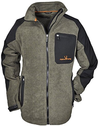 Hubertus Jagd Fleecejacke 10723529 Oliv schwarz 388 Größe M