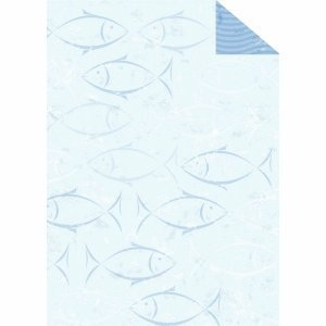 Ludwig Bähr 10 x Fotokarton Christliche Symbole 300g/qm A4 Fische