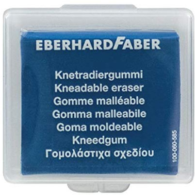 EBERHARD FABER 585428 Kautschuk-Radierer Duo-Gom mittel Blau/Rot
