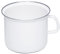 Riess, 0271-033, Topf mit Chromrand 16, Classic - Weiss, Durchmesser 16 cm, Höhe 14.2 cm, Inhalt 2 Liter, Emaille, Induktion