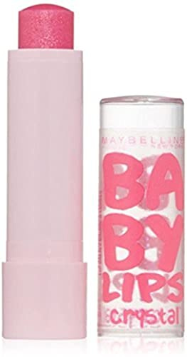 Maybelline New York Baby Lips Crystal Lip Balm, Pink Quartz [140] 0.15 oz (Pack of 2)
