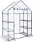 VonHaus Weatherproof Greenhouse Cover Replacement – Spare Plastic PVC Cover for Walk In Green House, Plant/Grow Houses, Various Greenhouse Frames (H195 x L143 x D73cm)