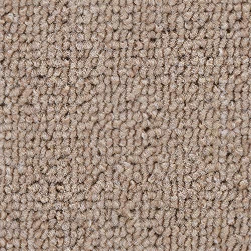 BODENMEISTER 7205141005_500x400 Teppichboden Auslegware Meterware Schlinge beige 400 cm und 500 cm breit, Verschiedene Längen, Variante, 5 x 4 m