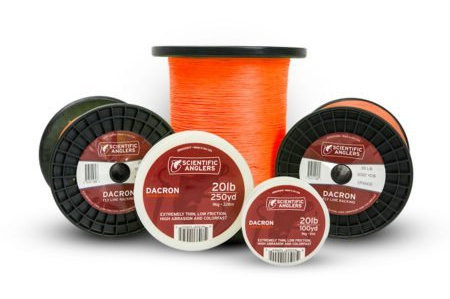 Scientific Angler Dacron Fly Line Backing, orange, 20# 250 yd