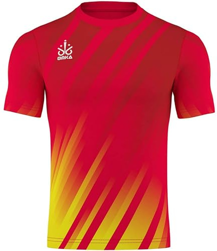 OMKA Trikot Teamsport Teamwear Fussballtrikot Fantrikot Shirt Jersey Rot M