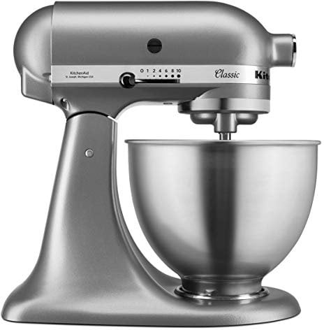 KitchenAid 5K45SSESL Küchenmaschine, silber