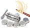 Manual Stainless Steel Pasta Maker with 5 Interchangeable Plates, Hand Crank Noodle Machine for Homemade Pasta and Noodles, Compact Kitchen Appliance