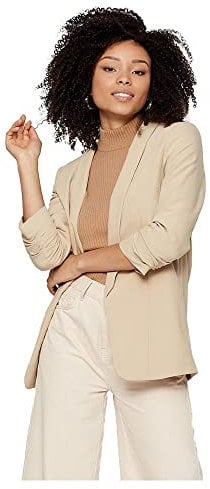 PIECES PCBOSS 3/4 Blazer Noos, White Pepper, X-Large Femme