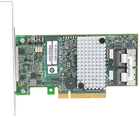Tarjeta PCIe SATA, 6 Gbit/s 8X Puertos SATA + SAS internos Controlador Raid Tarjeta PCI Express 2.0 con Chip Maestro: para LSISAS2208 Dual Core ROC, PC de 800 MHz