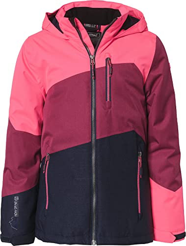 killtec Mädchen Lynge Grls Jckt B Funktionsjacke Mit Kapuze, neo-coral, 164