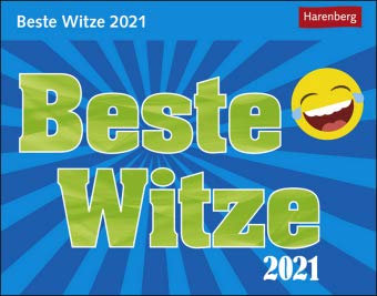 Beste Witze - Kalender 2021 - Harenberg-Verlag - Tagesabreisskalender mit Humor für jeden Tag - 13,8 cm x 10,8 cm