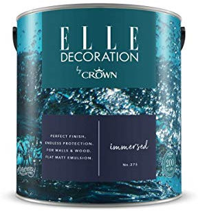 ELLE Decoration by CROWN 2.5L Flat MATT Emulsion Paint - Immersed No 275