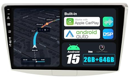 JOYX Android 15 Autoradio Passt für Passat B6 / B7 Magotan/CC (2010-2018) - Rückfahrkamera Canbus KOSTENLOS - 2G+64G - 10.1 Zoll - 2 Din - Unterstützen DAB Lenkradsteuerung 4G WiFi Bluetooth Carplay