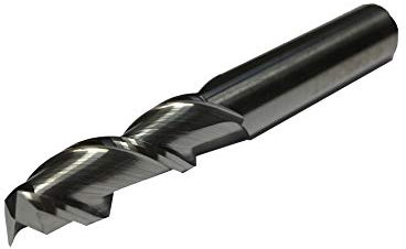 CNC, fresa per codolo VHM, Ø da 1 a 12 mm, in metallo duro per la lavorazione in alluminio, fresa con 2 tagli, 4 mm