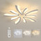 Comely LED Deckenleuchte Dimmbar, Wohnzimmerlampe mit Fernbedienung, 48W 5400LM Acryl Moderne Deckenlampe Deckenbeleuchtung für Schlafzimmer Wohnzimmer, Dimmbar 3000K- 6500K, Durchmesser 70cm, Weiß