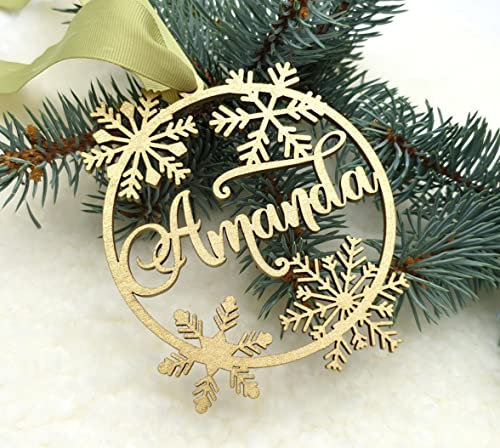 Benutzerdefinierte Christbaumkugel, personalisierte Christbaumkugel, Weihnachtsbaumkugel, personalisierte Weihnachtsdekoration, Weihnachtsstrumpf-Tags