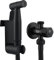 Tecmolog Ducha Higienica Inodoro Completo Acero Inoxidable Grifo Bidet Negro con Soporte y Manguera para WC, WS024CF11