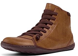 Camper Peu Cami, Barco Ankle Mujer, Color Marrón Medio, 35 EU