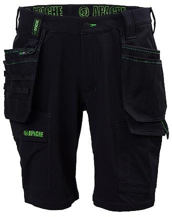 Apache Men's Whistler Slim Fit Stretch Holster Pocket Short Work Utility Shorts (Pack of 1)