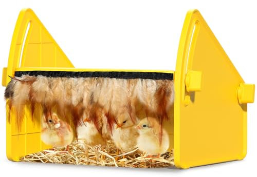 Sindarhor Placa calefactora para pollitos, altura ajustable, más seguro que las lámparas de calor para pollitos, patitos, codornices