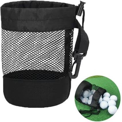 Golf Balls Storage Bag Portable Mesh Golf Ball Bag Golf Balls Net Bag Tennis Net Bag for Storage Baseball Tennis Golf Ping Pong Ball Sports Shoes Carry