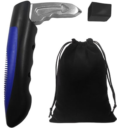 Poignée de voiture 1 pièce avec sac de rangement 1 pièce, poignée de voiture 2 en 1, poignée de support d'aide au véhicule, poignée de porte de voiture adaptée aux personnes handicapées, brise-verre,