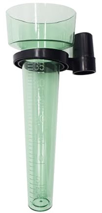 XANHOY Regenmesser mit Ständer Garten Regen Wasserzähler Messwerkzeug Regenmessgeräte für Hof Rasen Landschaft 17,8 cm Glasrohr Messen Regenmesser