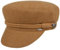 Barts Skipper Elbsegler Elbseglermütze Ballonmütze Schiffermütze Kapitänsmütze Schildmütze (One Size - braun)