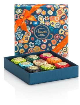 Venchi - Murrine Pietre Colorate Caja de Regalo con Chocolates Surtidos, Chocoviar Sabores Surtidos, 177 Gr, Sin Gluten, Sin Conservantes ni Colorantes, Idea de Regalo