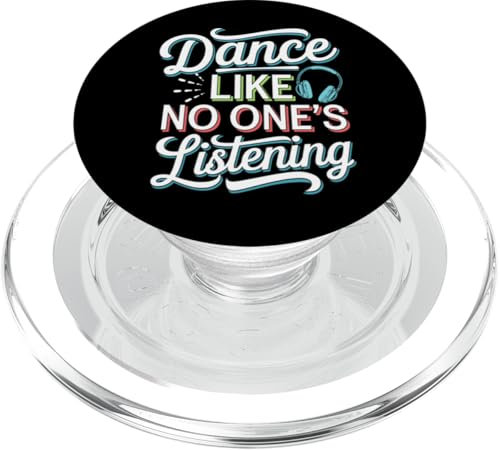 Silent Disco Party Kabellose Kopfhörer Dance Vibes Tee PopSockets PopGrip für MagSafe